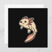 Invitation Cute Axolotl Costume Amphibian Gift Idea (Devant / Derrière)