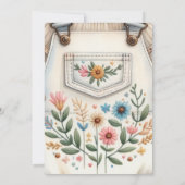 Invitation Cute Baby shower allemand Oktoberfest (Dos)