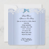Invitation Cute Baby shower Garçon Bleu Baby Teacup (Dos)