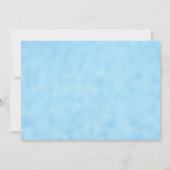 Invitation Cute Bear Blue Greenery Floral Boy Baby shower (Dos)