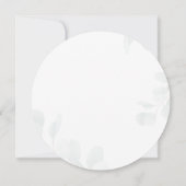 Invitation Cute Bear Eucalyptus Couple Baby Shower Botanique (Dos)