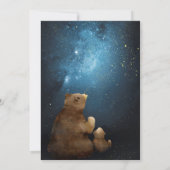 Invitation Cute Bear Twinkle Twinkle Little Star Baby shower (Dos)