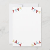 Invitation Cute Beaver 1er anniversaire (Dos)