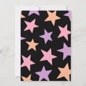 Invitation Cute Black Cat Pastel Halloween Éffrayante Party (Dos)