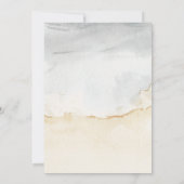 Invitation Cute blanc gris Éffrayant un premier Boo Anniversa (Dos)