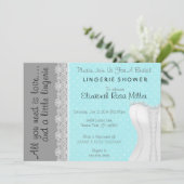 Invitation Cute blanche dentelle Corset Lingerie Fête des mar (Debout devant)