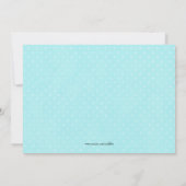 Invitation Cute blanche dentelle Corset Lingerie Fête des mar (Dos)