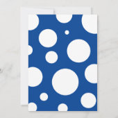 Invitation Cute Blue Boy Diplôme préscolaire (Dos)