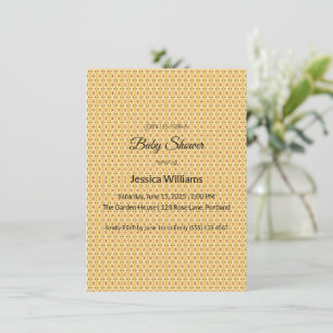 Invitation Cute Boho Baby shower Sexe Neutre, Personnalisable