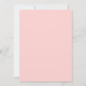 Invitation Cute Bunny Rabbit Pink Blush Baby Shower (Dos)