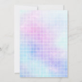 Invitation Cute Castle Fairy Mariage (Dos)