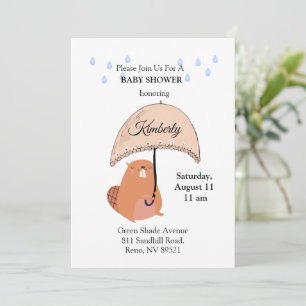 Invitation Cute castor
