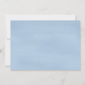 Invitation Cute C'est un garçon Baby shower bleu sur mesure (Dos)