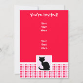 Invitation Cute chat (Devant)