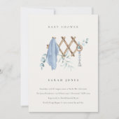Invitation Cute Chic Boy Baby Nursery Baby shower essentiel (Devant)