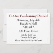 Invitation Cute Chipmunk avec une photo de banque de monnaie (Dos)