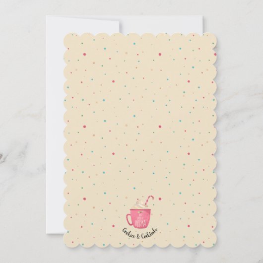 Invitation Cute Cookies & Cocktails Holiday Cookie Exchange (Dos)