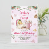 Invitation Cute Cookies et Fête du cacao (Debout devant)