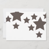 Invitation Cute Cowboy Fête Anniversaire Étoiles (Dos)