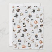 Invitation Cute Creeps Enfants Halloween Costume Party (Dos)