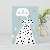 Invitation Cute Dalmatien Chien Nouvelle adresse Moving Faire (Debout devant)
