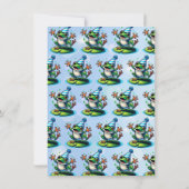 Invitation Cute Dancing Frog Boy's Birthday Party (Dos)