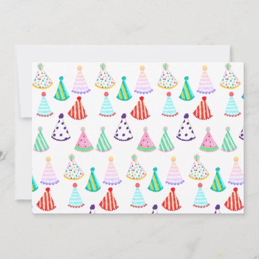 Invitation Cute Dino FOUR Ballons Dinosaur 4e anniversaire (Dos)