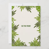 Invitation Cute Dinosaur Enfants Double Anniversaire Fête (Dos)