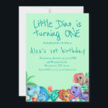 Invitation Cute Dinosaur Little Dino fête son anniversaire<br><div class="desc">Little Dino tourne Un Anniversaire Invitation pour l'occasion chaude et de plaisir conviendra à une fille et pour un garçon baby shower fête Si vous cherchez quelque chose de spécial,  vous pouvez m'envoyer un message et je le créerai pour vous</div>