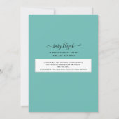 Invitation Cute Dinosaur ROAR Garçon bébé Douche virtuelle (Dos)