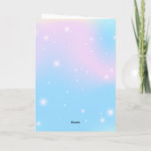 Invitation Cute Dinosaur Unicorn Rainbow ballon Anniversaire (Dos)