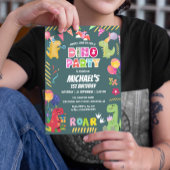 Invitation Cute Dinosaurs Dino 1er anniversaire