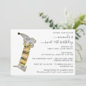 Invitation Cute Dog Sweet 16e fête d'anniversaire Maison Part (Debout devant)