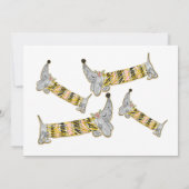 Invitation Cute Dog Sweet 16e fête d'anniversaire Maison Part (Dos)