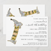 Invitation Cute Dog Sweet 16e fête d'anniversaire Maison Part (Devant / Derrière)