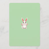 Invitation Cute Easter Bunny Image (Dos)