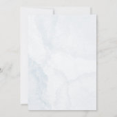 Invitation Cute Elephant Blue c'est un Baby shower garçon (Dos)