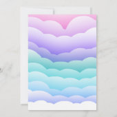 Invitation Cute et amusante Cloud 9 Fête des mariées (Dos)