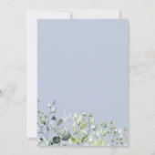 Invitation Cute Eucalyptus Green Bridal Tea Party Invitati (Dos)