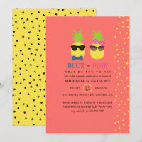 Cute exotique ananas confetti Genre Reveal