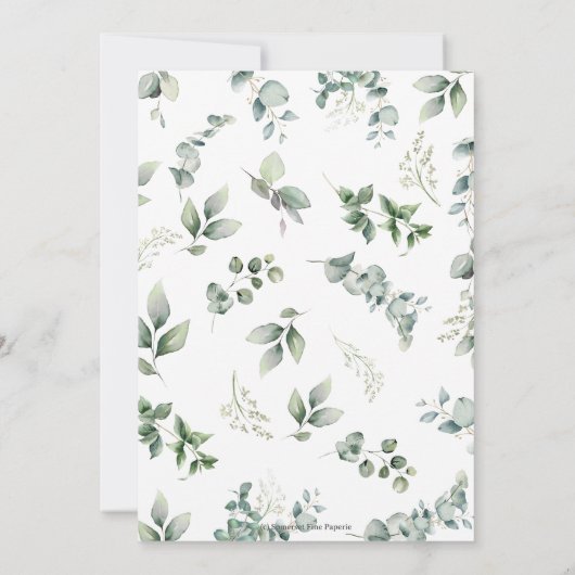 Invitation Cute Farm Animaux Verdure Garçon Grange Baby showe (Dos)