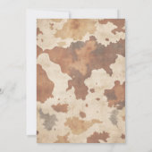 Invitation Cute Farm Theme Anniversaire Fête Garçon ou Fille (Dos)