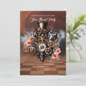 Invitation Cute femmes steampunk (Debout devant)