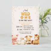 Invitation Cute ferme Baby shower de Barnyard (Debout devant)