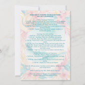 Invitation Cute Floral Beach Cowgirl Hat Coastal Bachelorette (Dos)