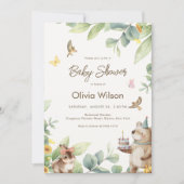 Invitation Cute Forest Animals (Devant)