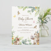 Invitation Cute Forest Animals (Debout devant)