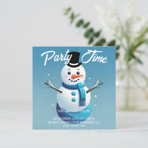 Invitation Cute Frosty L'Invitation Du Snowman
