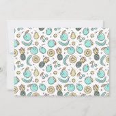 Invitation Cute Fruit Motif Summery Thème Anniversaire (Dos)