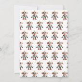 Invitation Cute Fun Robot Kid's Birthday (Dos)